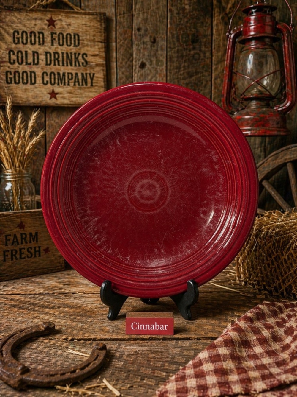 Fiestaware Cinnabar Dinner Plate